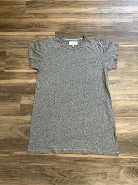 The Great. Heather Gray T-Shirt Dress